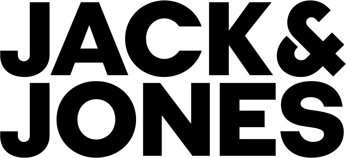 LOGO Jack&Jones in schwarzer Schrift