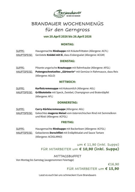 Brandauer Gerngross KW 17