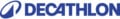 Decathlon Logo blaue Schrift vor weißem Hintergrund
