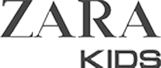 Logo. Zara KIDS lettering in black
