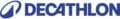 Decathlon Logo blaue Schrift vor weißem Hintergrund